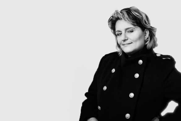 a photography of a woman in black and white