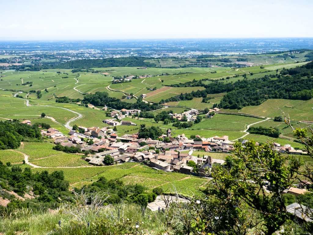 the unesco village of solutre in france