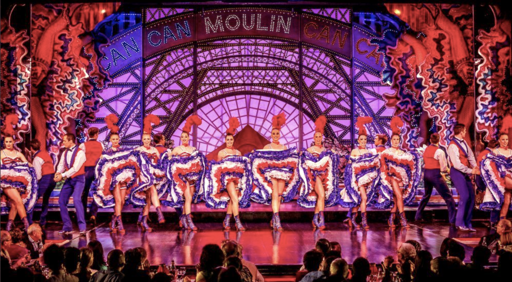 show at the moulin rouge cabaret in paris