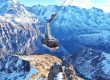 cable car at the Summit of schilthorn