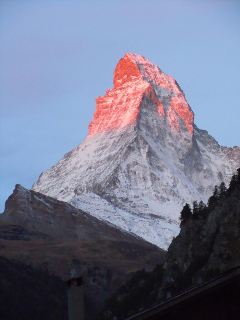 The summit of the Matterhorn