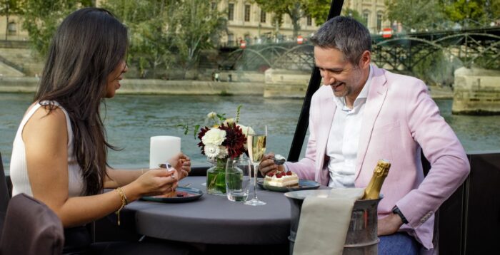 Romantic Valentine’s getaway in Paris along the Seine