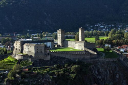 Bellinzona Tessin Suisse italienne UNESCO castles